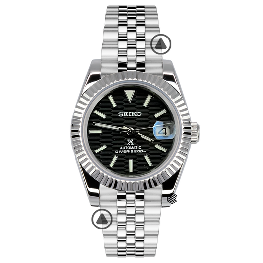 Seiko Mod - Datejust Fluted Dial With Jubilee Bracelet